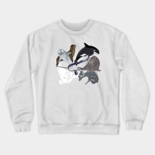 Marine Mammal Grouping Crewneck Sweatshirt